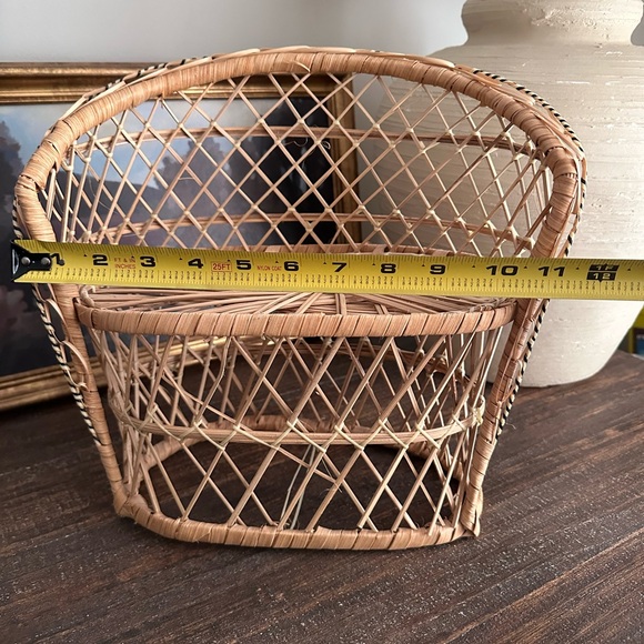 Mini Wicker Bench - Picture 6 of 8